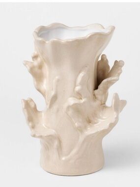 STUDIO MCGEE NWT Coral Ceramic Vase